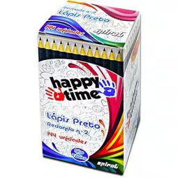 Lápis preto n.2 redondo HT Happy-time CAIXA COM 144 UNIDADES