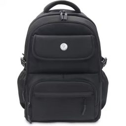 Mochila para notebook até 15" em poliéster, Preta - PT 1 UN