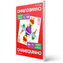 Papel Sulfite Chamequinho Branco, A4 75g 210x297mm